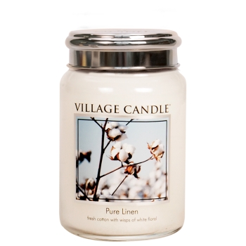 Village Candle Pure Linen 645 g - 2 Docht